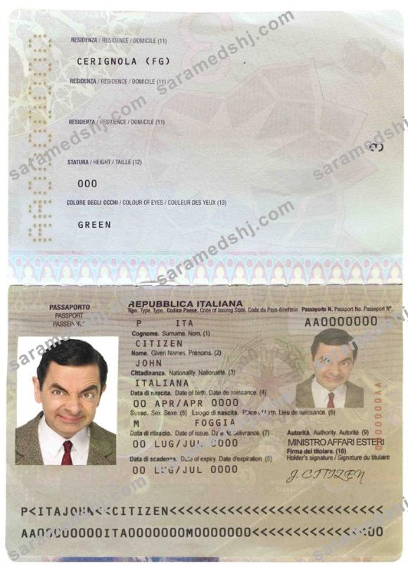 Italy passport